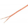 Кабель Cablexpert Акустический кабель CC-TC2x0,75-50M, прозрачный,  50 м, на катушке